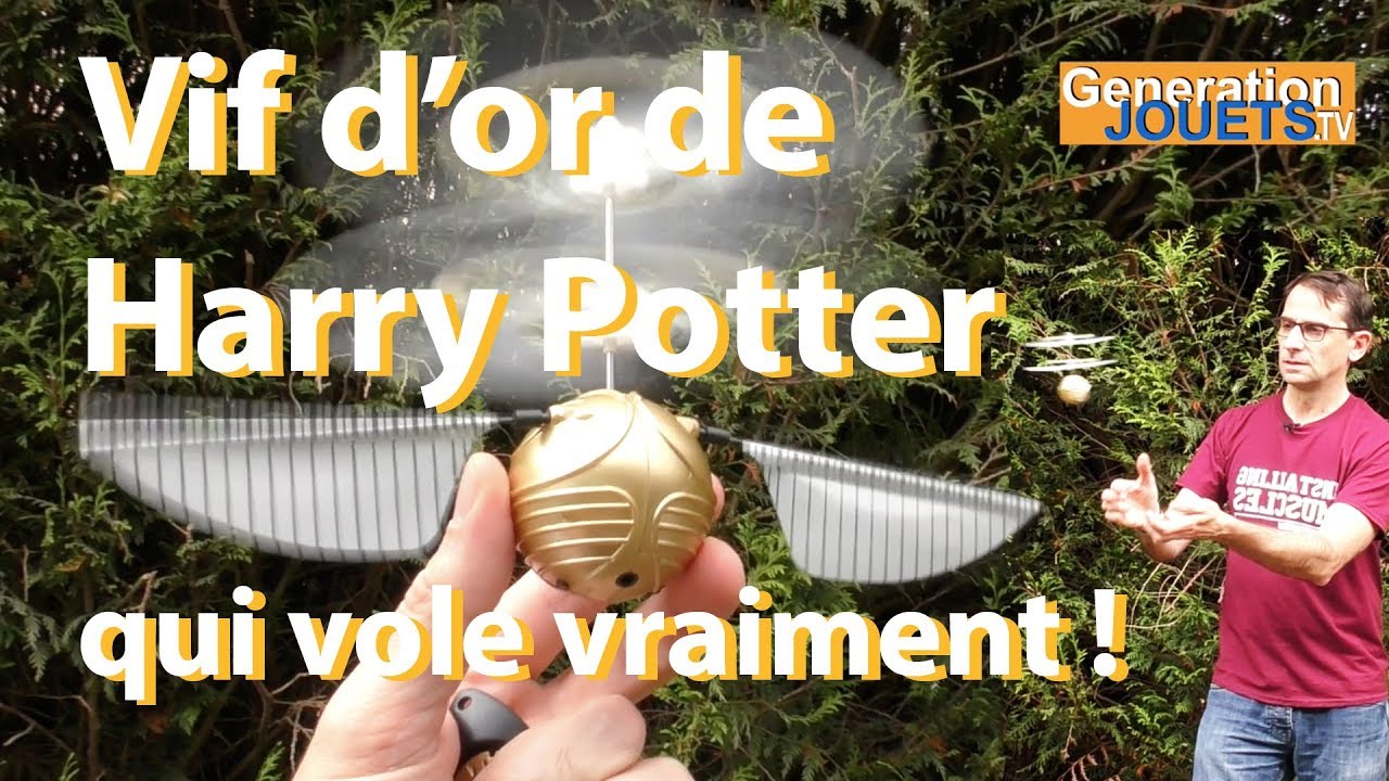 Vif d'or Harry Potter qui vole vraiment ! (UNBOXING & TEST)