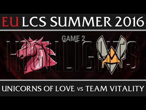 Unicorns of Love vs Vitality Highlights, Game 2 EU LCS Week 7 Day 2 Summer 2016 - UOL vs VIT G2