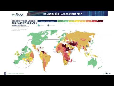 Ruben Nizard explains the Coface Country Risk Assessment Map