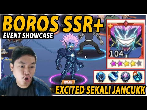 🔥🔥EXCITED SEKALI!! SHOWCASE BOROS SSR+ [SHARE DAMAGE & EXPLOISON] - ONE PUNCH MAN:The Strongest