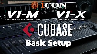Video thumbnail for V1-M DAW Controller & V1-X DAW Control Expander Basic Setup with Cubase Nuendo by Icon Pro Audio