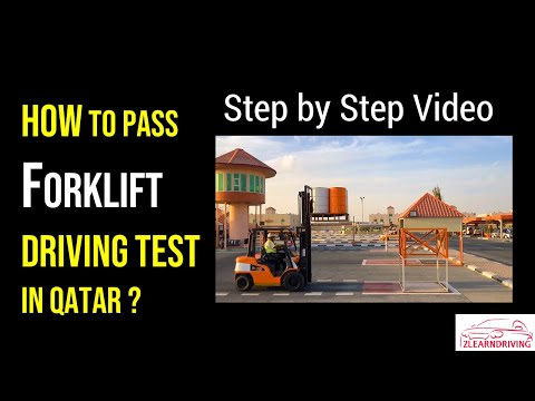 Watch Video How to Pass Forklift Driving Test From First Try ?