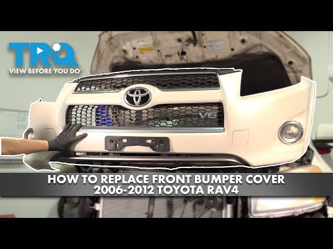 How to Replace Front Bumper Cover 2006-2012 Toyota RAV4