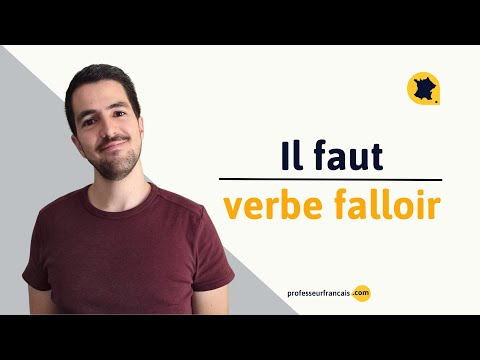👉 "IL FAUT", c'est le verbe FALLOIR. - Je t'explique tout sur ce verbe dans cette vidéo ! 😉