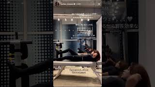 モデル 徳本夏恵(なちょす)ジム トレーニング動画 #shorts