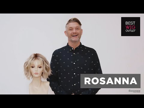 Rosanna | Lace Front & Monofilament Part Synthetic Wig by Alexander (AX1045/AX1045R)