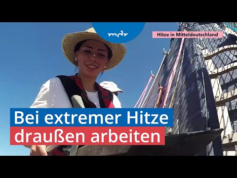 Hohe Temperaturen: Wie Dachdecker der Hitze trotzen | MDR um 4 | MDR