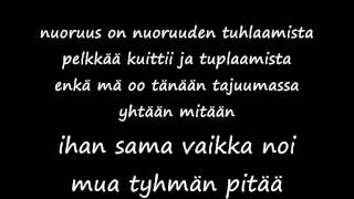 JVG   Huominen on huomenna (Feat. Anna Abreu)  [Lyrics]