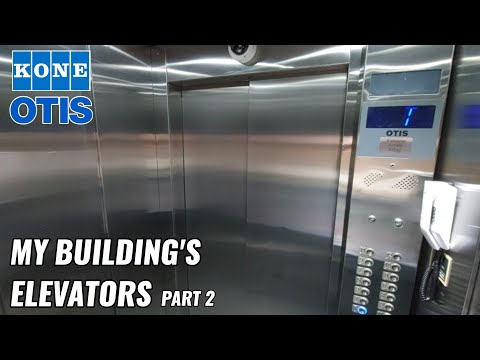 AT HOME: 1998 KONE TMS50 (mod. OTIS) Traction Elevator (Service) - My Apt. Building - GO, BR