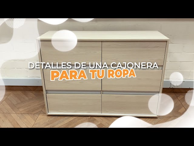 Vídeo relacionado con TEENFON Comoda Dormitorio 5 Cajones Blanca, Cómoda y Cajonera Multifunción para Dormitorio - Sinfonier Blanco de Gran Capacidad, Ideal para Salón y Entrada, 60x35x96.5 cm