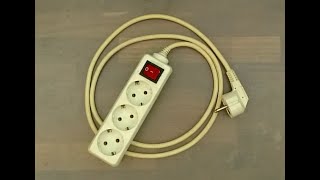 Mehrfachsteckerleiste mit defektem Schalter Reparieren - Schaltertausch / Infos in der Beschreibung