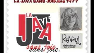 Renaud La Java Sans Joies live 1977 Belgique  version Live inédite