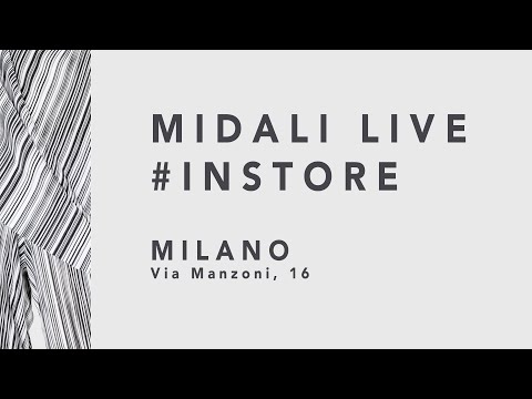 MIDALI LIVE #INSTORE | MILANO | via manzoni