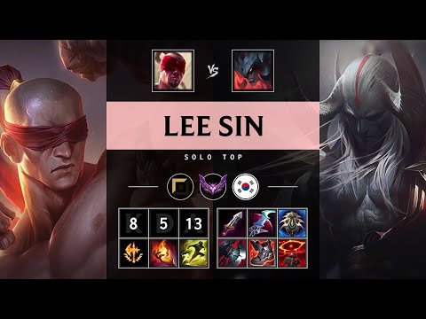 Lee Sin Top vs Aatrox - KR Master Patch 25.20