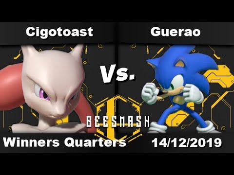 [BeeSmash]  Winners Quarters : Cigotoast(Mewtwo) vs Guerao(Sonic)