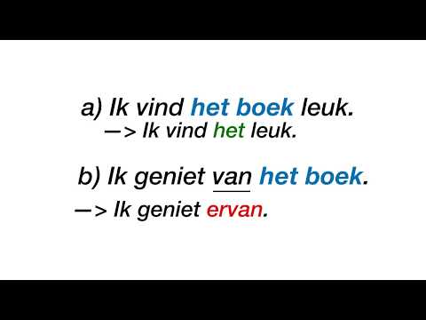 The use of ER and preposition in Dutch - Er + prepositie - Learn intermediate advanced Dutch