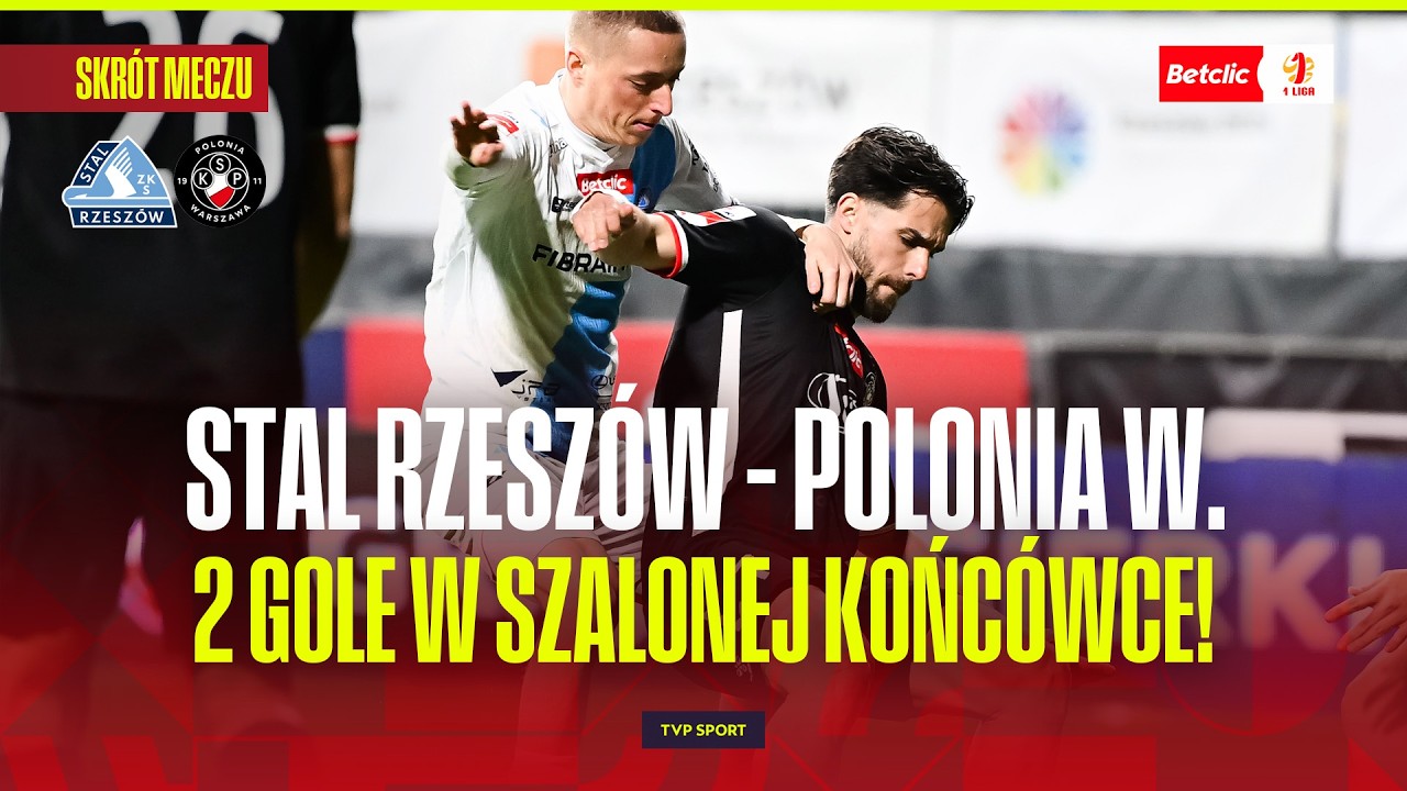 Stal Rzeszów vs Polonia Warszawa Highlights