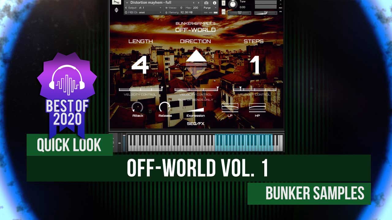 Quick Look: Off World Volume 1 by Bunker Samples