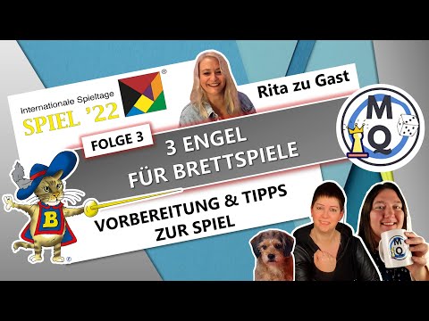 SPIEL 22 Pläne & Tipps für die Spielmesse SPIEL 2022 in Essen - 3 Engel für Brettspiele