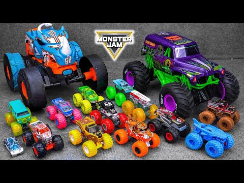 Monster Jam Collection Unboxing Review | Monster Jam Hot Wheels Monster Truck Transforming Rhinomite