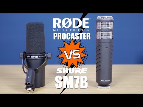 Shure SM7B vs Rode Procaster - Value vs Performance!?