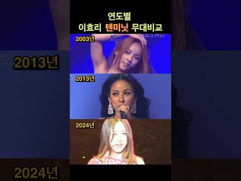 25살부터 46살까지 이효리 텐미닛 ㄷㄷ