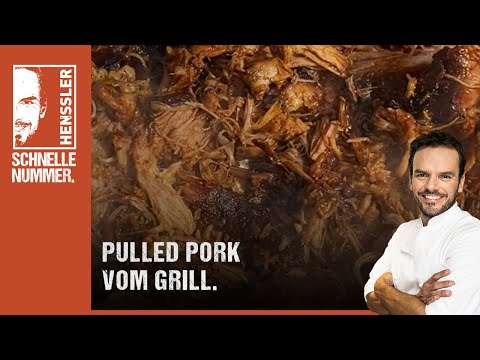 Schnelles Pulled Pork vom Grill Rezept von Steffen Henssler