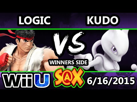 S@X 102 - VGBC | Logic (Ryu, Diddy) Vs Kudo (Mewtwo) SSB4 Tournament - Smash Wii U - Smash 4