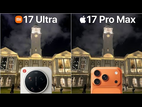 Xiaomi 17 Ultra VS iPhone 17 Pro Max Camera Test Comparison