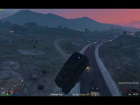GTA 5 Online: Khanjali Triple flip (Railgun grab)