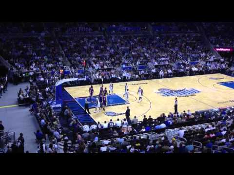Dwight Howard 1 of 3 Blocked Shots Magic vs Lakers 3/12/13