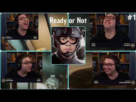 Melhores momentos de alanzoka jogando Ready or Not com os amigos - parte #1