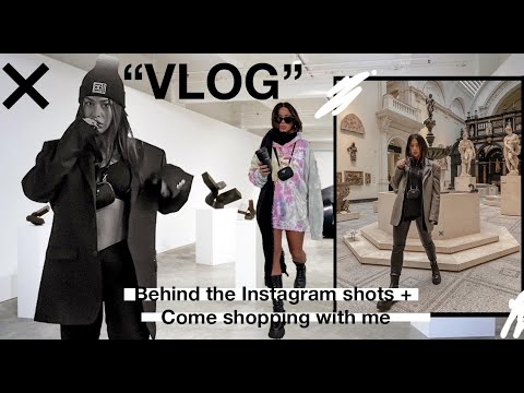 Behind the Instagram photos - Come shopping with me VLOG || Tashietinks