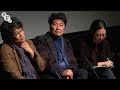 Parasite director Bong Joon-ho and stars Song Kang-ho and Lee Jung-eun | BFI Q&A