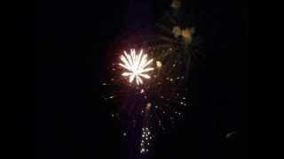 preview picture of video 'Brookville Community Picnic Fireworks Display - 2012'