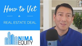 How To Vet A Real Estate Deal