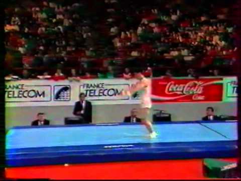 YOU Ok Youl (KOR) vault - 1992 Paris worlds EF