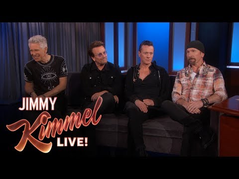 Jimmy Kimmel Listened to U2 from a Parking Lot in College