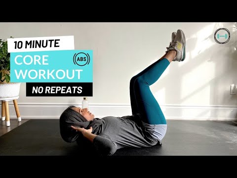 10 Minute Killer Abs - Amazing Core Workout (No Equipment/No Repeats)