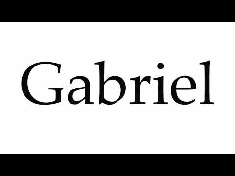 How to Pronounce Gabriel