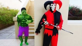 PRISMA DE HALLOWEEN! Esqueleto gigante Johny Johny Sí Papá Canción infantil rimas para niños