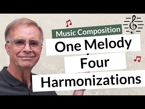 Adding Chords to a Melody in 4 Different Ways - Music Composition