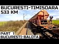 Bucuresti Timisoara Full Rearview Trainride Zugfahrt Part 1 Of 2