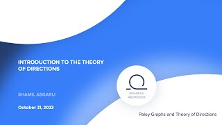 Lecture 2. Introduction to the theory of directions