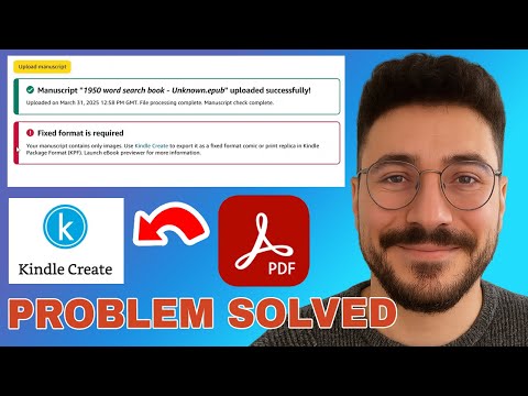 Convert PDF to Ebook Kindle Using Kindle Create | KDP  Problem Solved