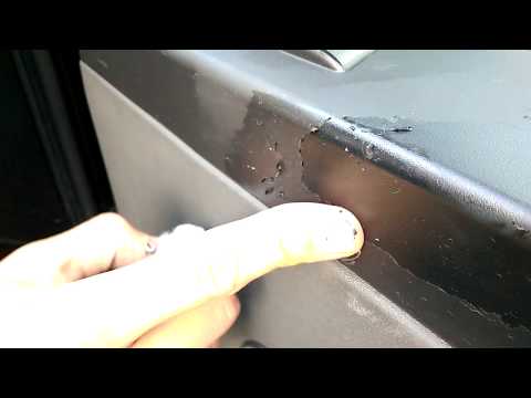 Как убрать проплешины на панели автомобиля Восстановление покрытия Soft touch
