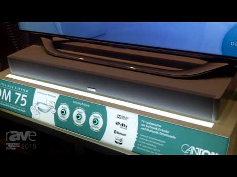 ISE 2015: Canton Talks About the DM 78 Sound Plate