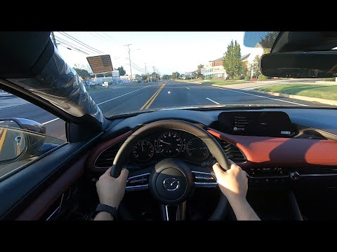 2020 Mazda 3 Hatchback POV test drive Impressions + Accelerations - Fun Car?