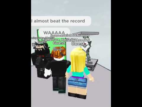 just got my first speed run record :) #roblox #speedrun #shorts #gobdevstimerecords