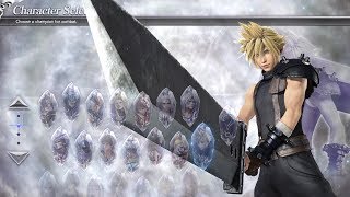 Dissidia Final Fantasy NT - All Character Select Animations